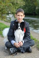 My Son Sam with Rebel before he went on to win another BPIS!