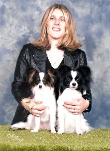 (left ) Spinillons Saffire JW SH CM and Spinillons Isadora JW ( right )